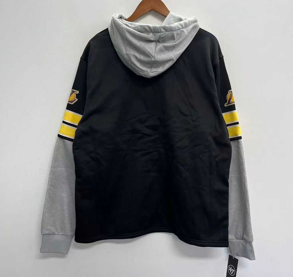 Los Angeles Lakers Official NBA 47 brand hoodie product image 2