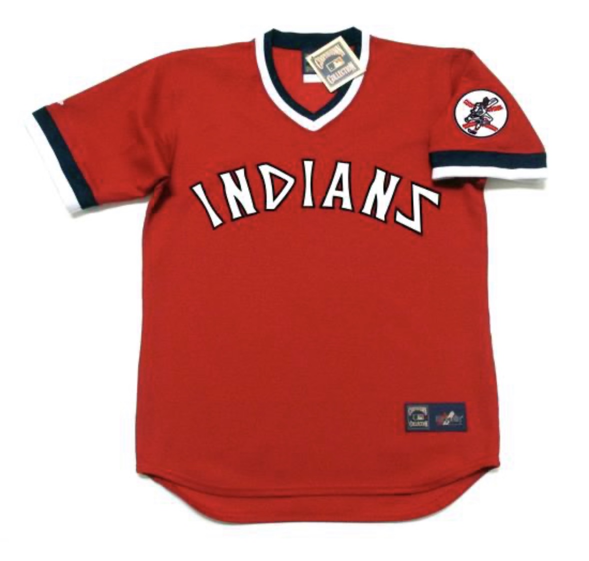 Frank Robinson Cleveland Indians Official MLB Majestic product image 2