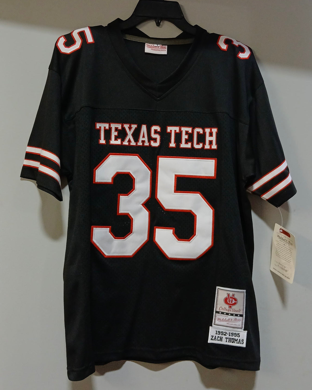 Zach Thomas Texas Tech Official NCAA Mitchell & Ness Jersey product image 2