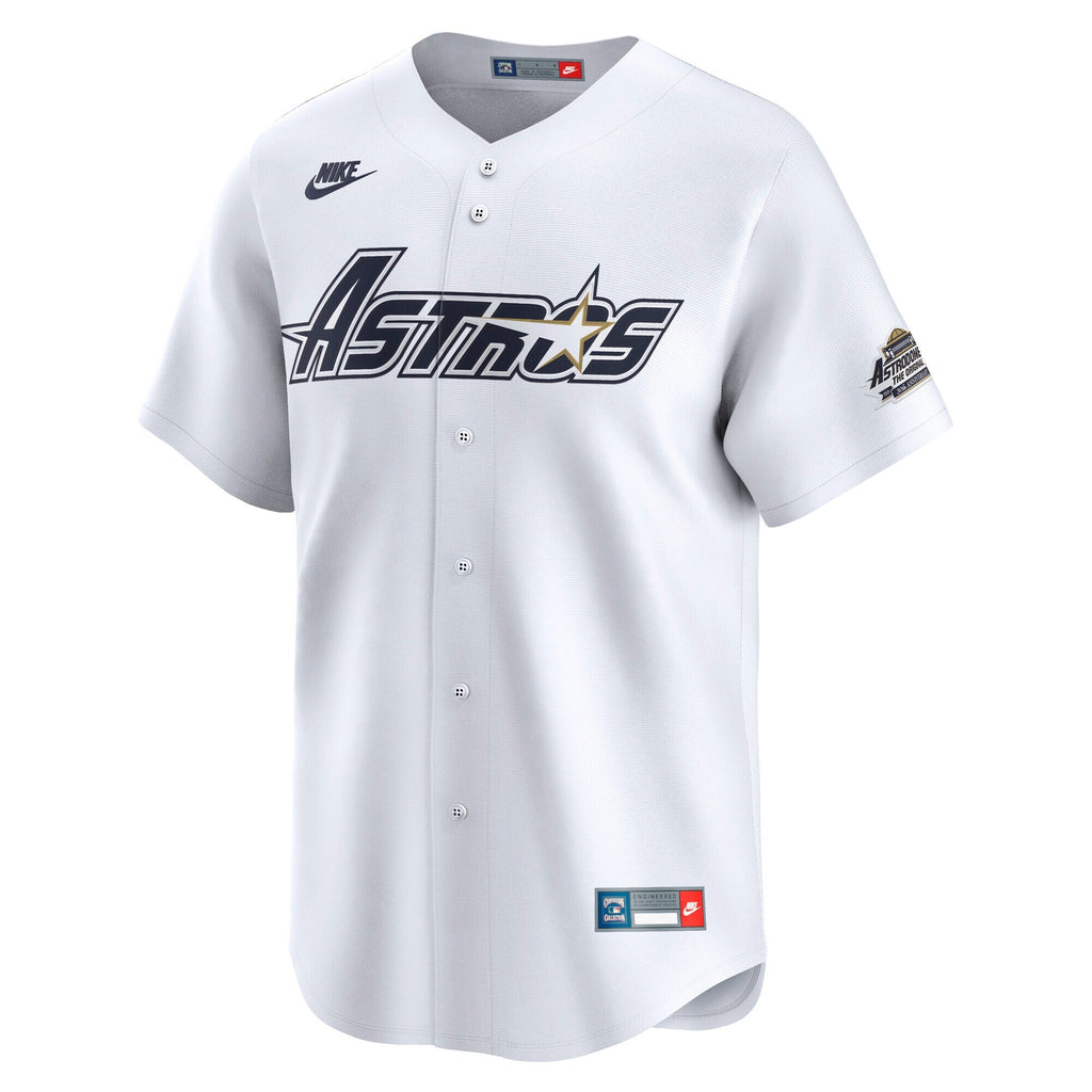 Houston Astros Craig Biggio White Throwback Cooperstown Collection Limited Jersey product image 3, provided for visual