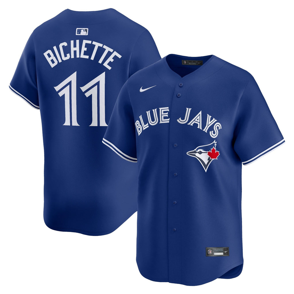 Toronto Blue Jays Bo Bichette Royal Alternate Limited Player Jersey product image 1, provided for visual reference and