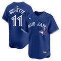 Toronto Blue Jays Bo Bichette Royal Alternate Limited Player Jersey product image 1, provided for visual reference and