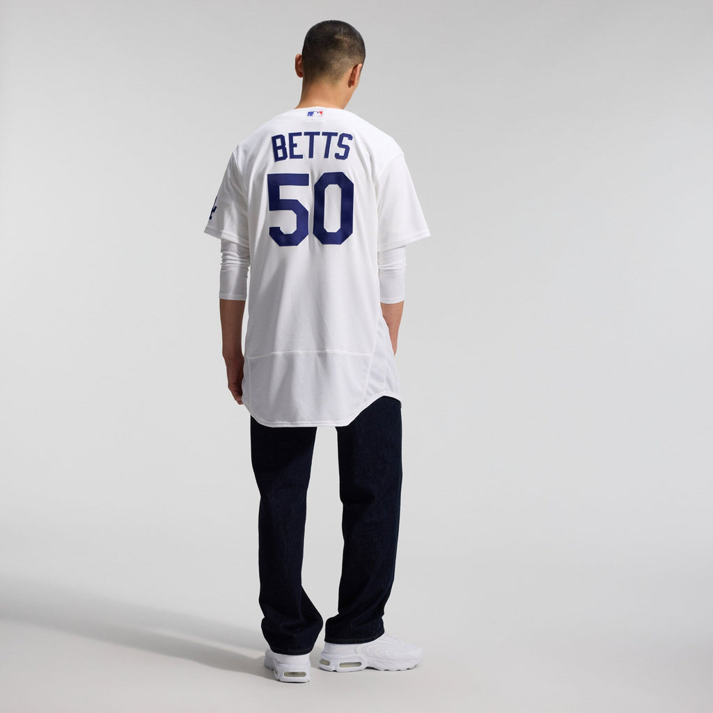 Los Angeles Dodgers Mookie Betts White Home Authentic Jersey product image 8, provided for visual reference and product
