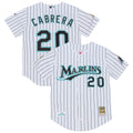 Florida Marlins Miguel Cabrera White 2003 Cooperstown Collection Authentic Jersey product image 1, provided for visual