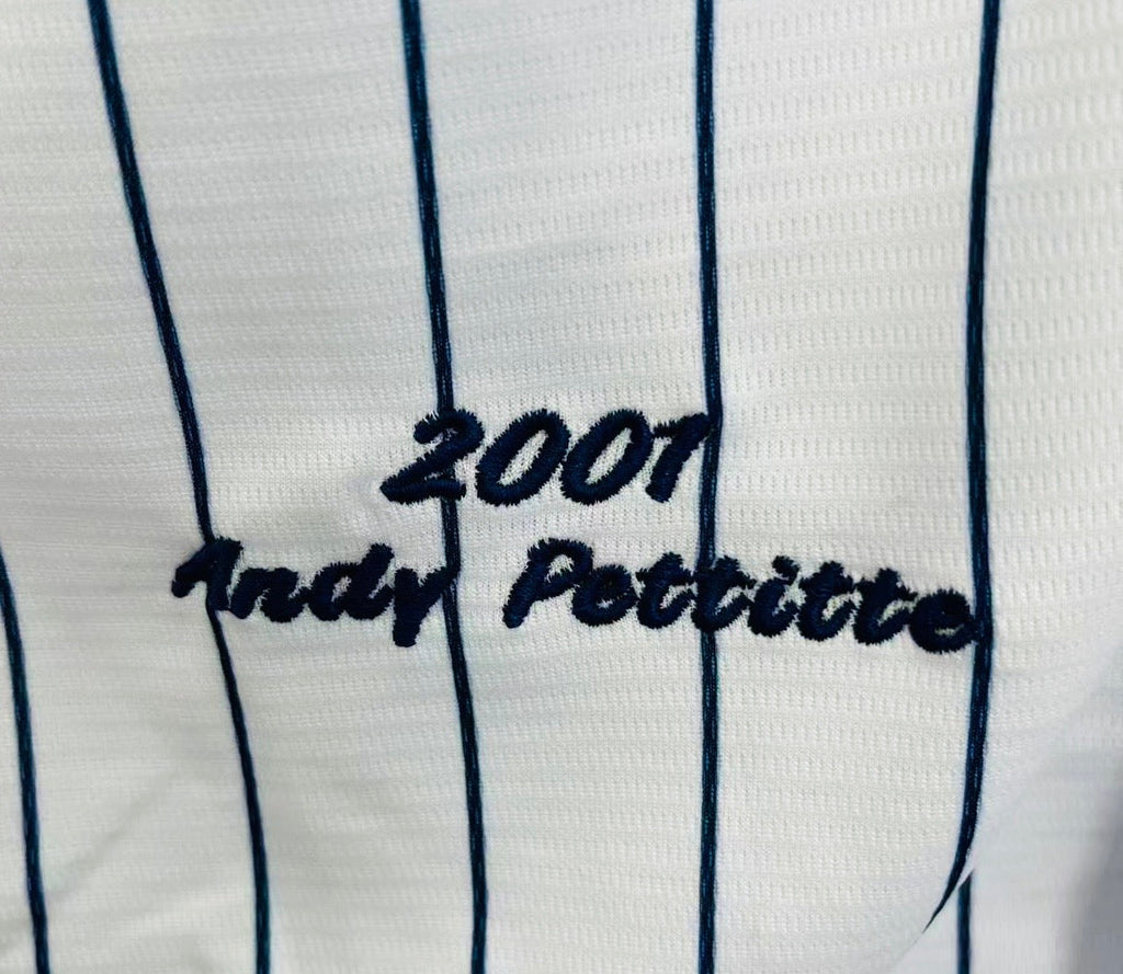 Andy Pettitte 2001 New York Yankees Official MLB Mitchell & product image 3