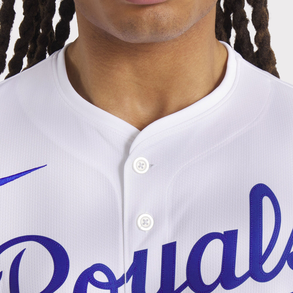 Kansas City Royals Bobby Witt Jr. White Home Limited Player Jersey product image 11, provided for visual reference and