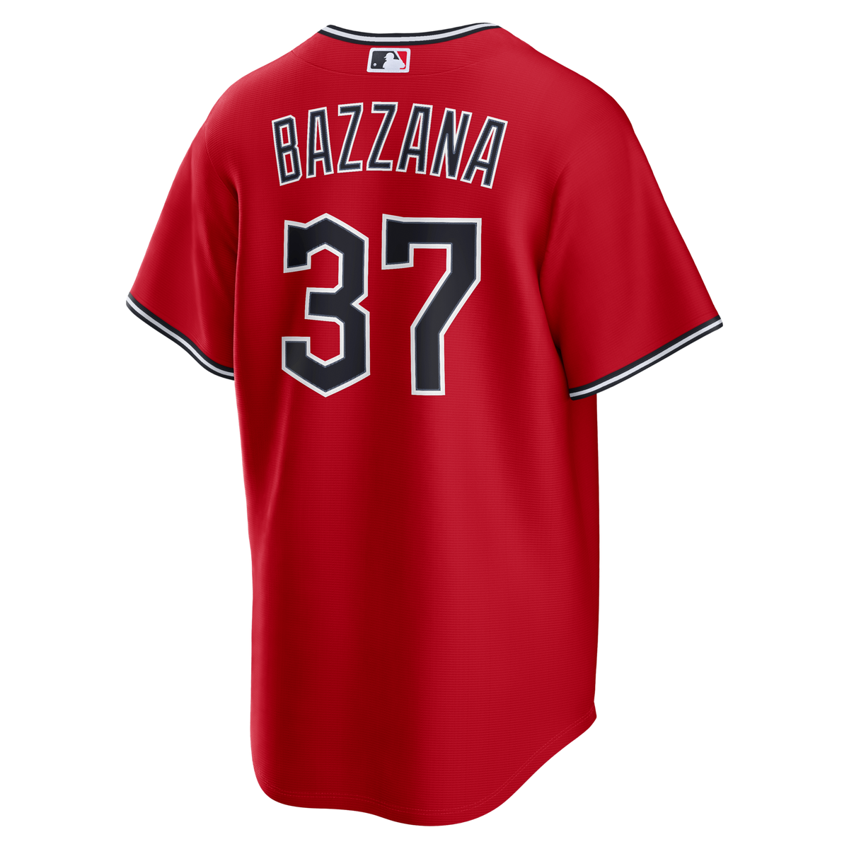Cleveland Guardians Travis Bazzana Red Alternate Replica Jersey product image 4, provided for visual reference and product