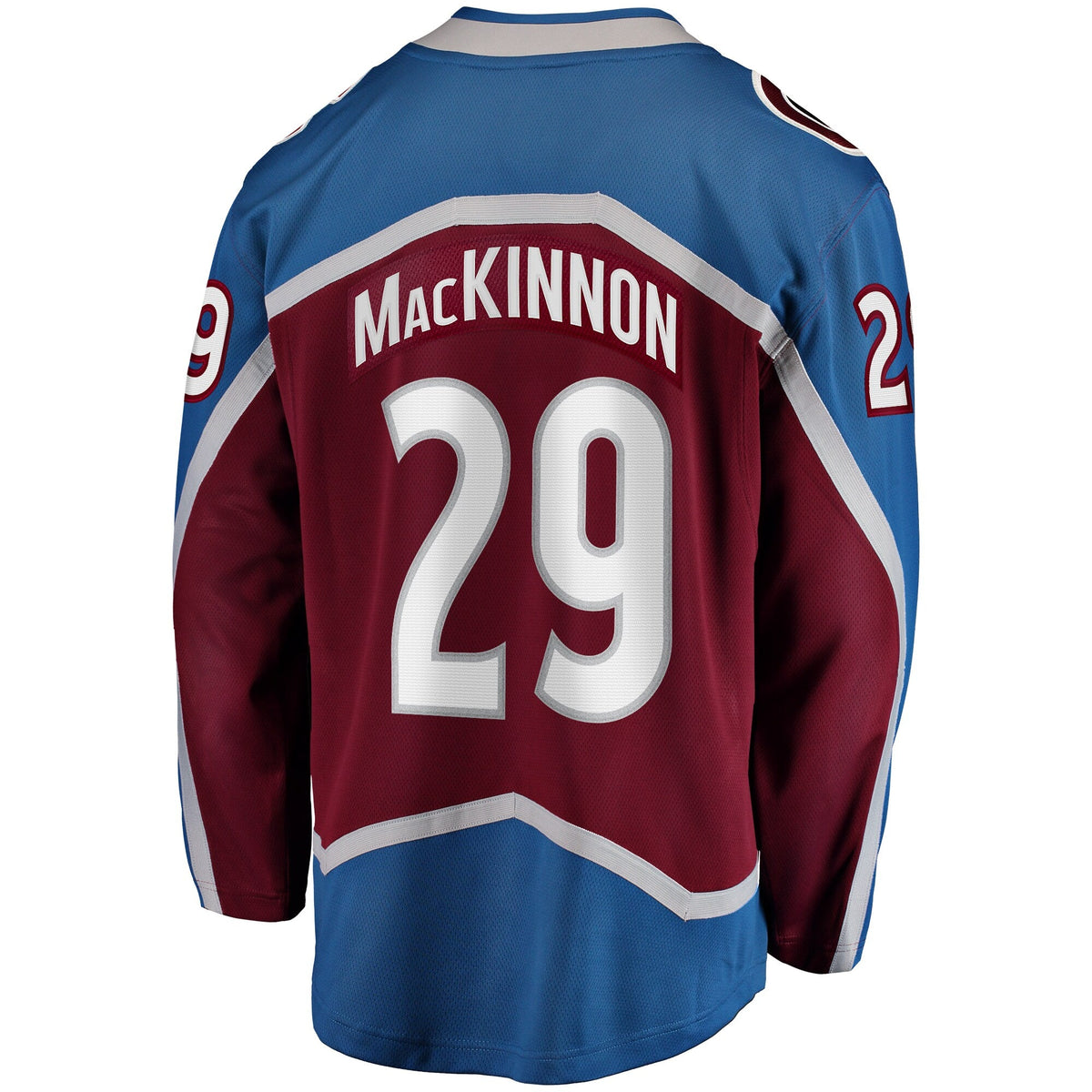 Colorado Avalanche Nathan MacKinnon Burgundy Home Breakaway Jersey product image 4, provided for visual reference and