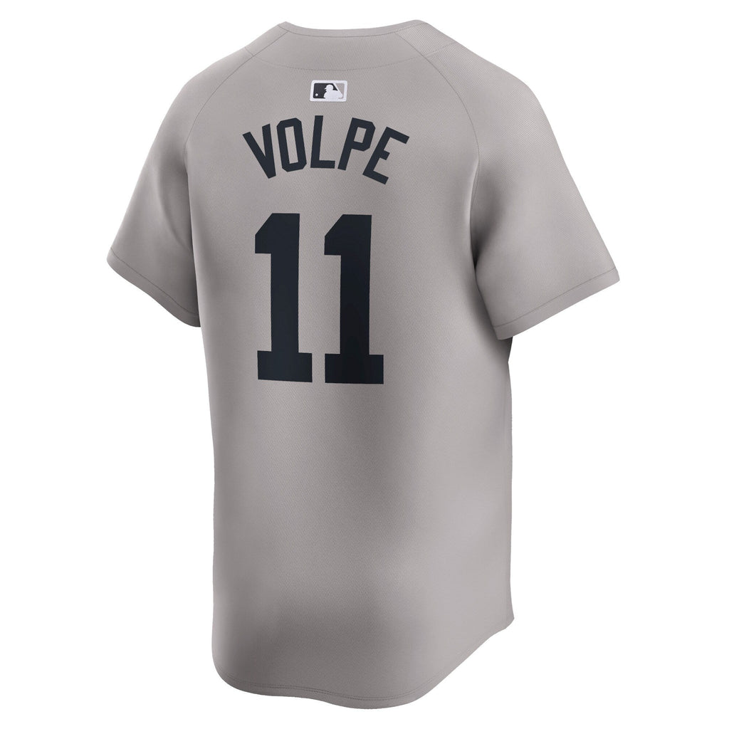 New York Yankees Anthony Volpe Gray Away Limited Player Jersey product image 4, provided for visual reference and product