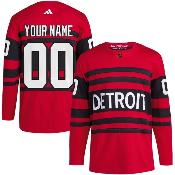Detroit Red Wings Any Name and Number Official NHL Adidas product image 1