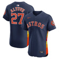 Houston Astros Jose Altuve Navy Alternate Elite Player Jersey product image 1, provided for visual reference and product