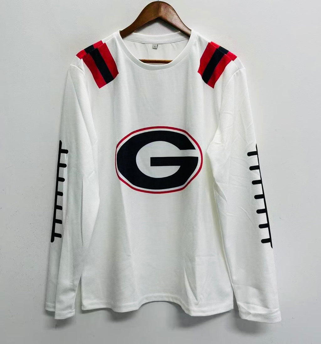 Georgia Bulldogs official NCAA long sleeve thermal shirt product image 2