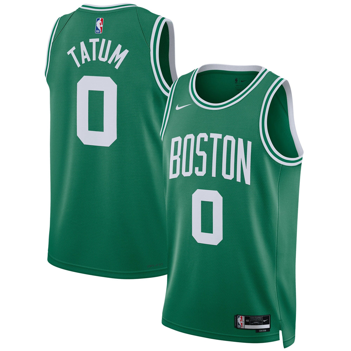 Boston Celtics Icon Edition Swingman Jersey - Kelly Green - Jayson Tatum product image 1, provided for visual reference and