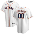 Houston Astros White Home Replica Custom Jersey product image 1, provided for visual reference and product detail review