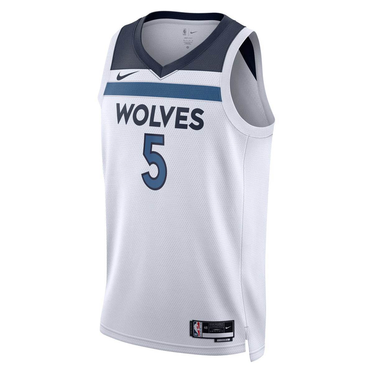 Minnesota Timberwolves Association Edition Swingman Jersey - White - Anthony Edwards product image 3, provided for visual