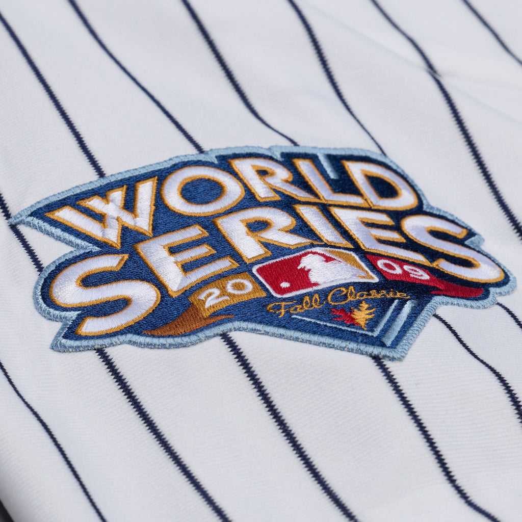 New York Yankees CC Sabathia White 2009 Cooperstown Collection Authentic Jersey product image 5, provided for visual
