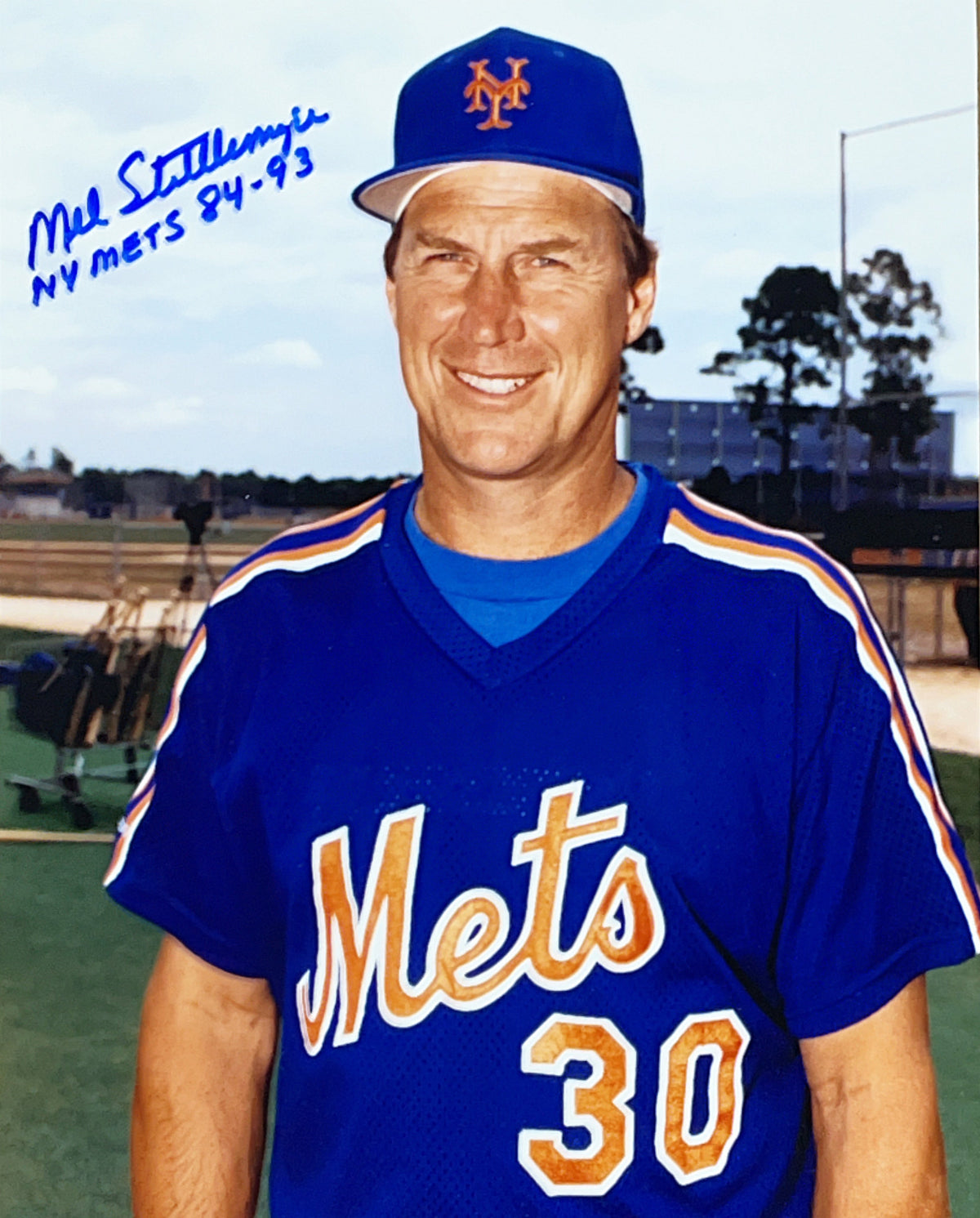Mel Stottlemyre Autographed New York Mets 8x10 product image 1, provided for visual reference and product detail review