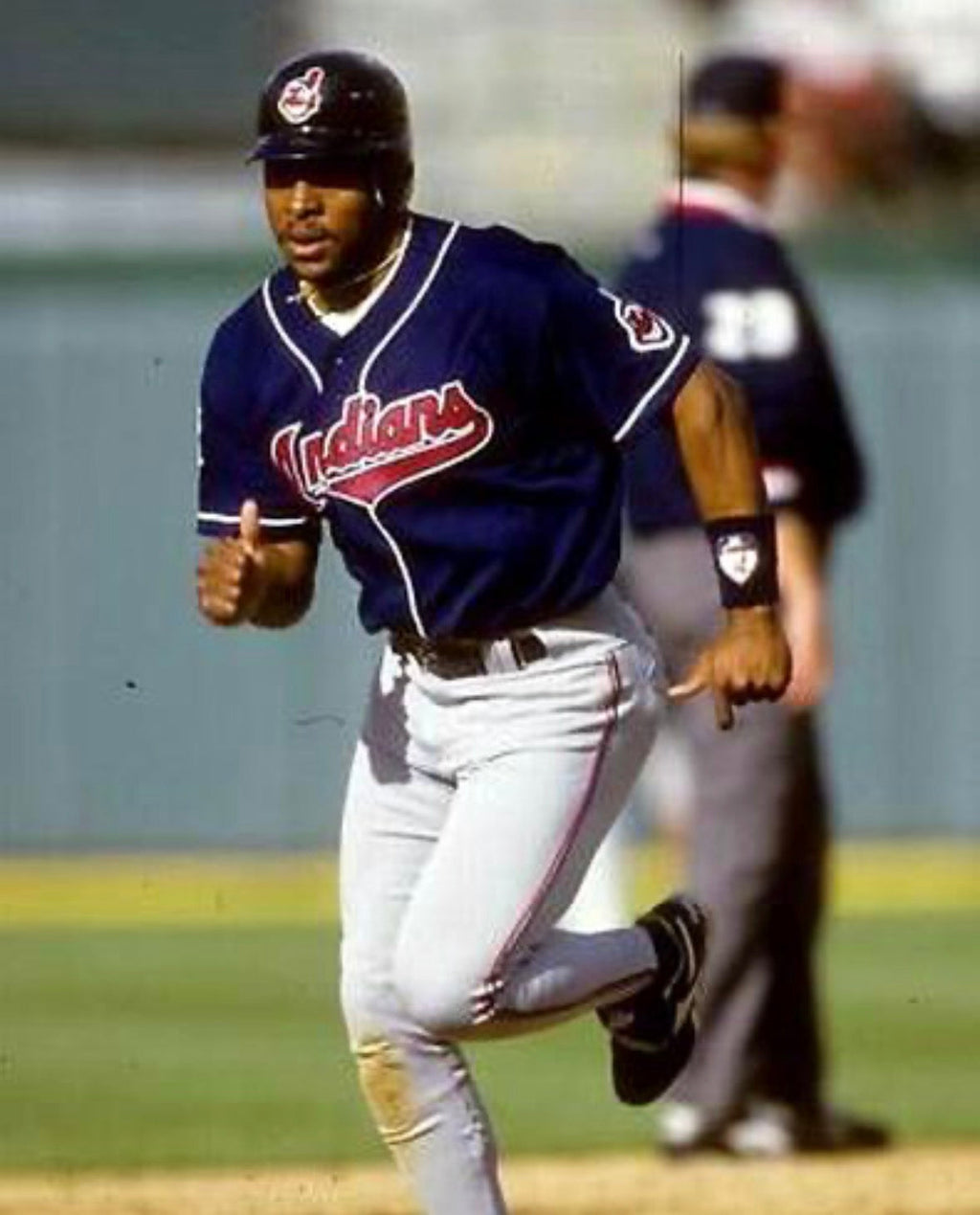 Albert Belle Cleveland Indians Official MLB Majestic 1995 product image 4