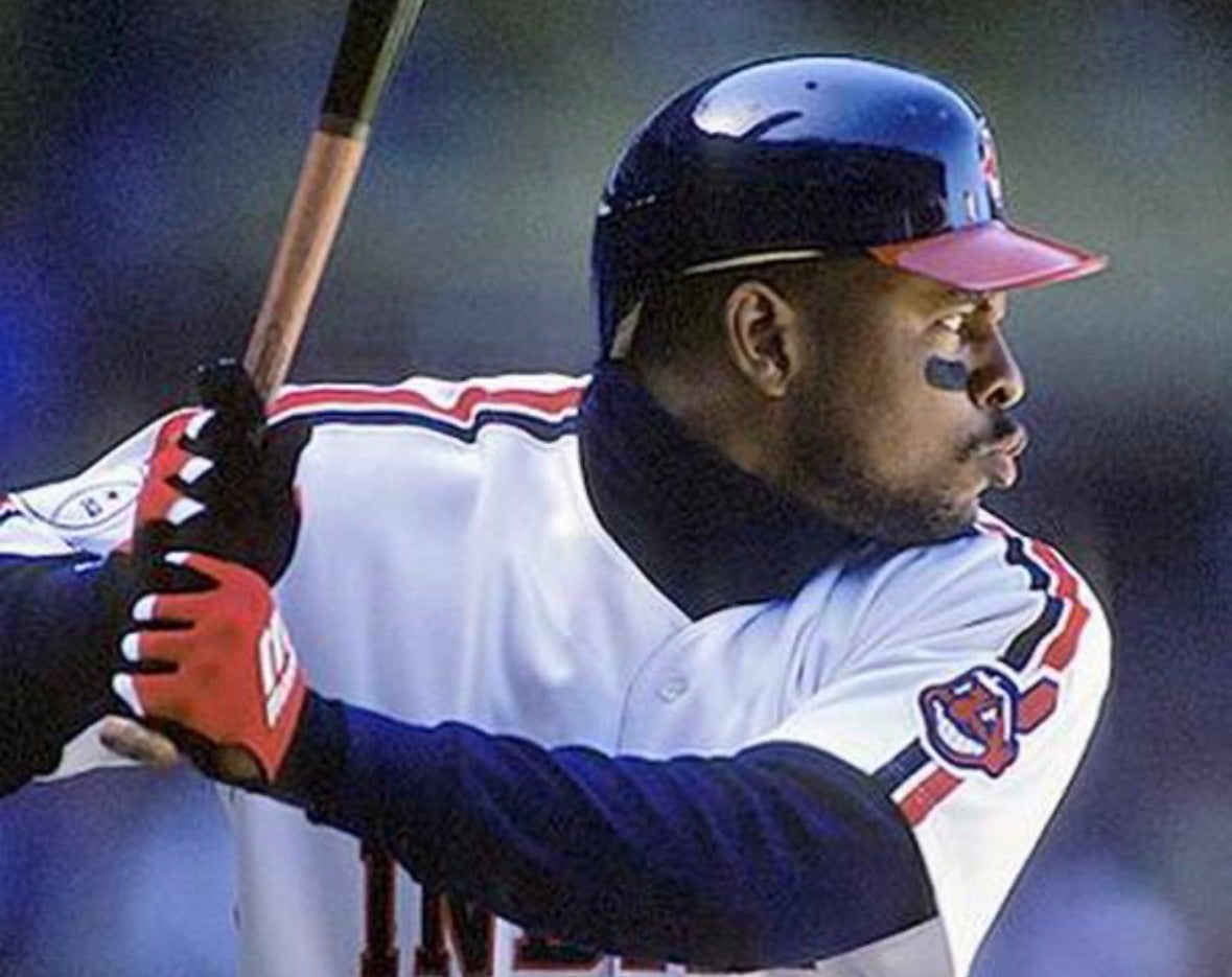Albert Belle Cleveland Indians Official MLB Majestic 1993 product image 4
