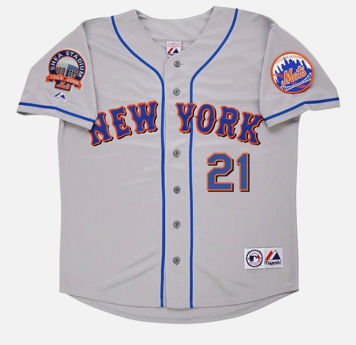 Carlos Delgado New York Mets Official MLB Majestic Jersey product image 2