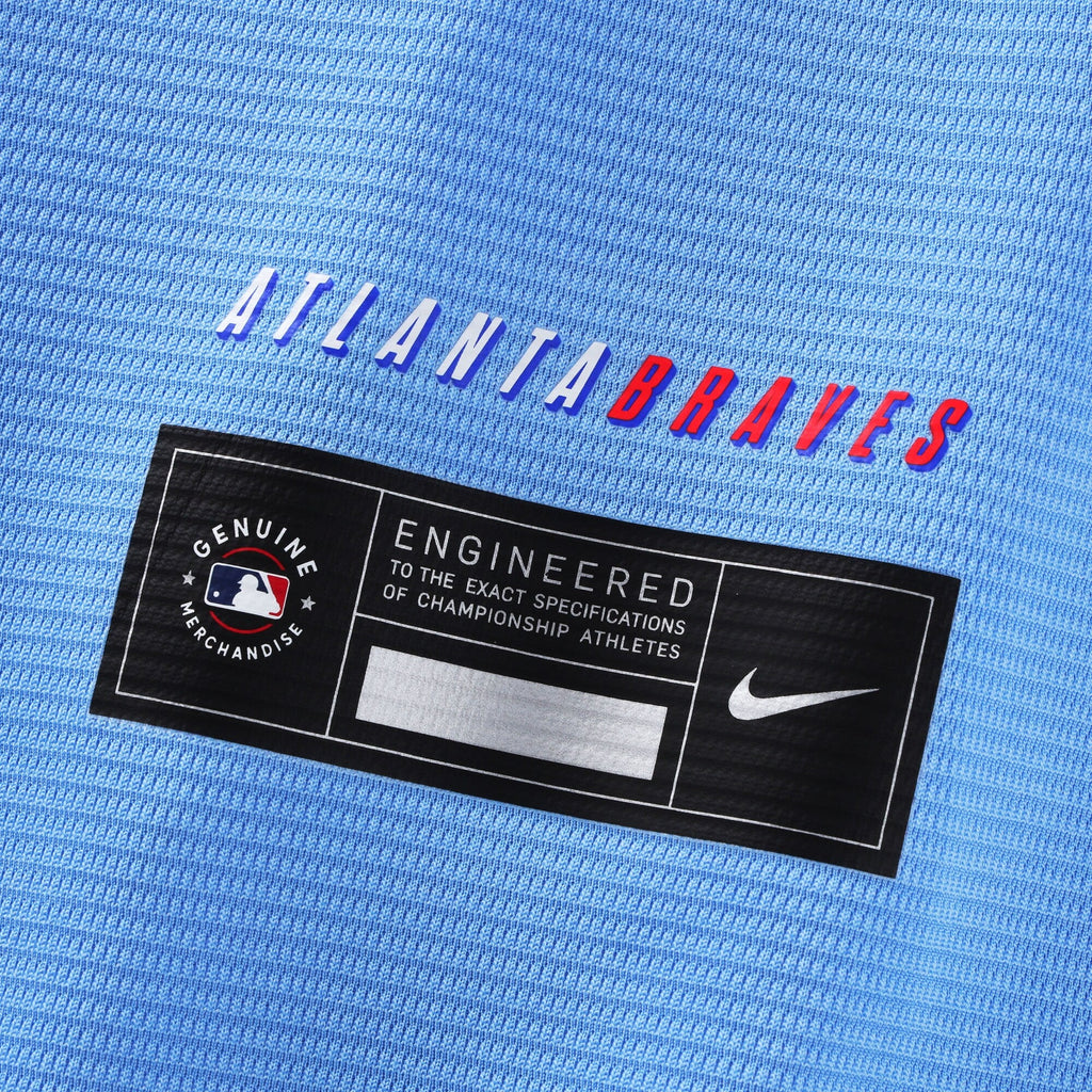 Atlanta Braves Ronald Acuña Jr. Powder Blue 2026 City Connect Stadium Jersey product image 7, provided for visual reference
