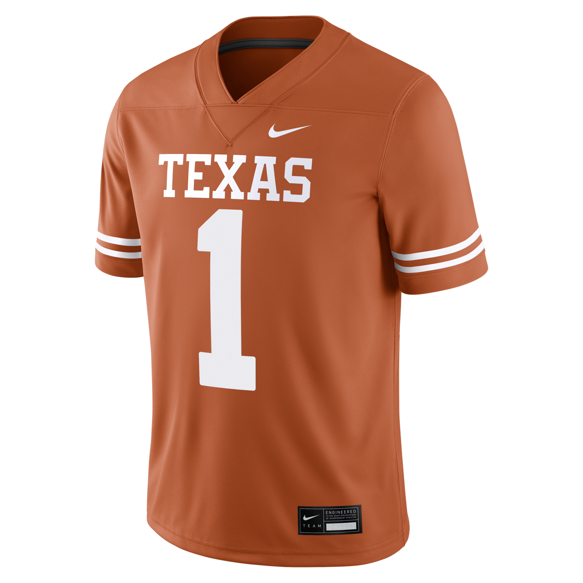 Colin Simmons Texas Longhorns Game Football Jersey - Texas Orange product image 3, provided for visual reference and product
