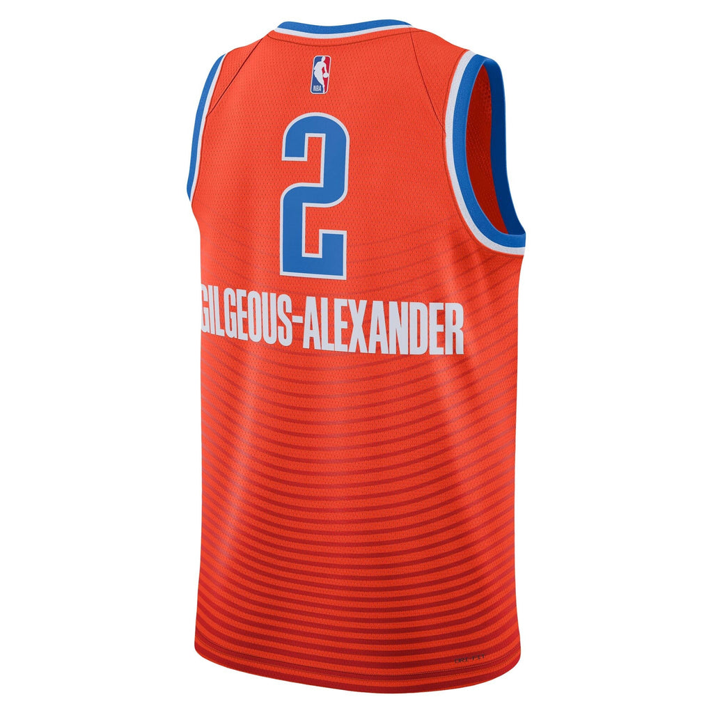 Oklahoma City Thunder Replica Statement Swingman Jersey - Shai Gilgeous-Alexander product image 4, provided for visual