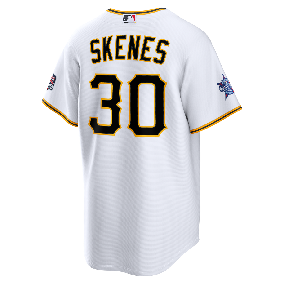 2026 All-Star Game Pittsburgh Pirates Paul Skenes White Replica Jersey product image 4, provided for visual reference and
