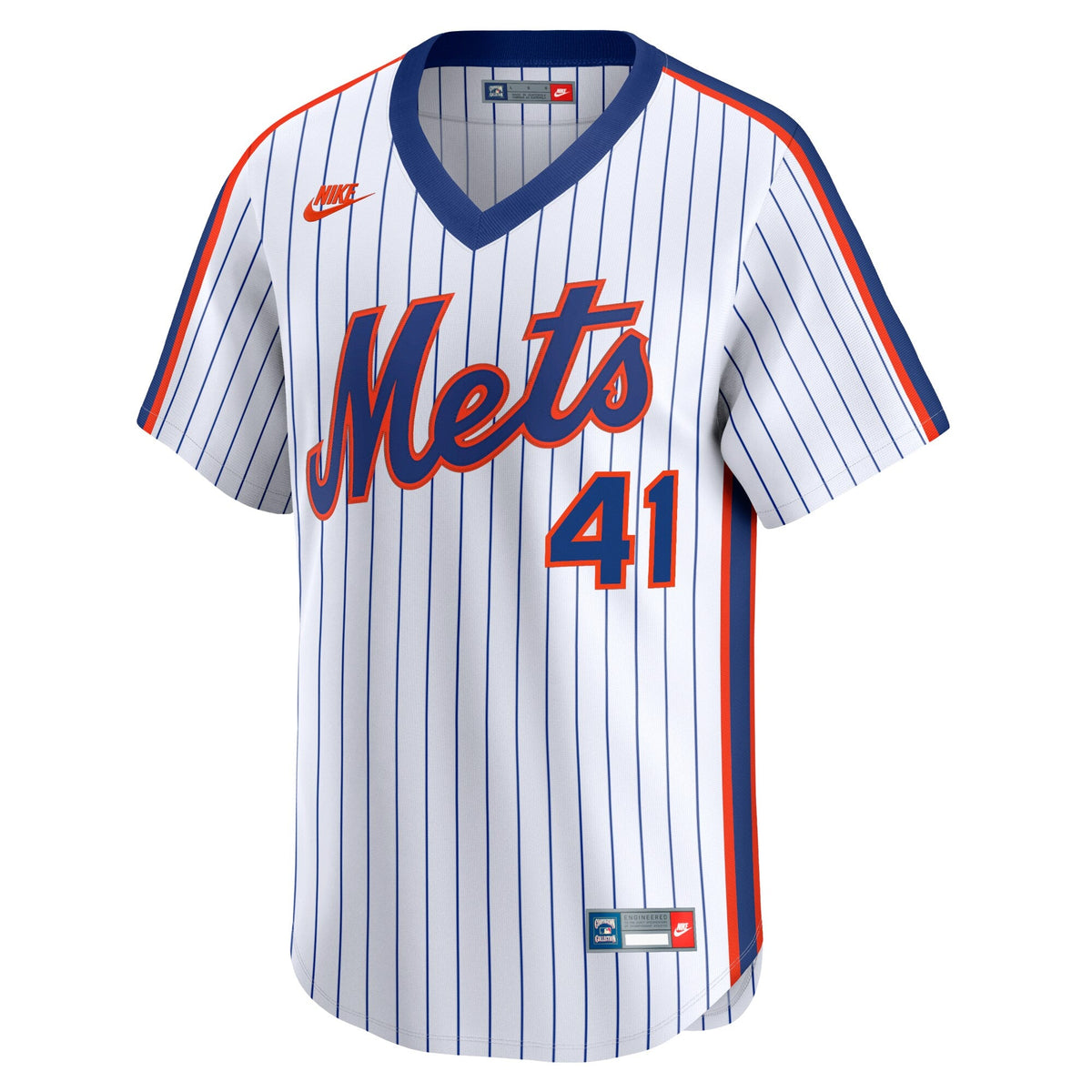 New York Mets Tom Seaver White Throwback Cooperstown Limited Jersey product image 3, provided for visual reference and