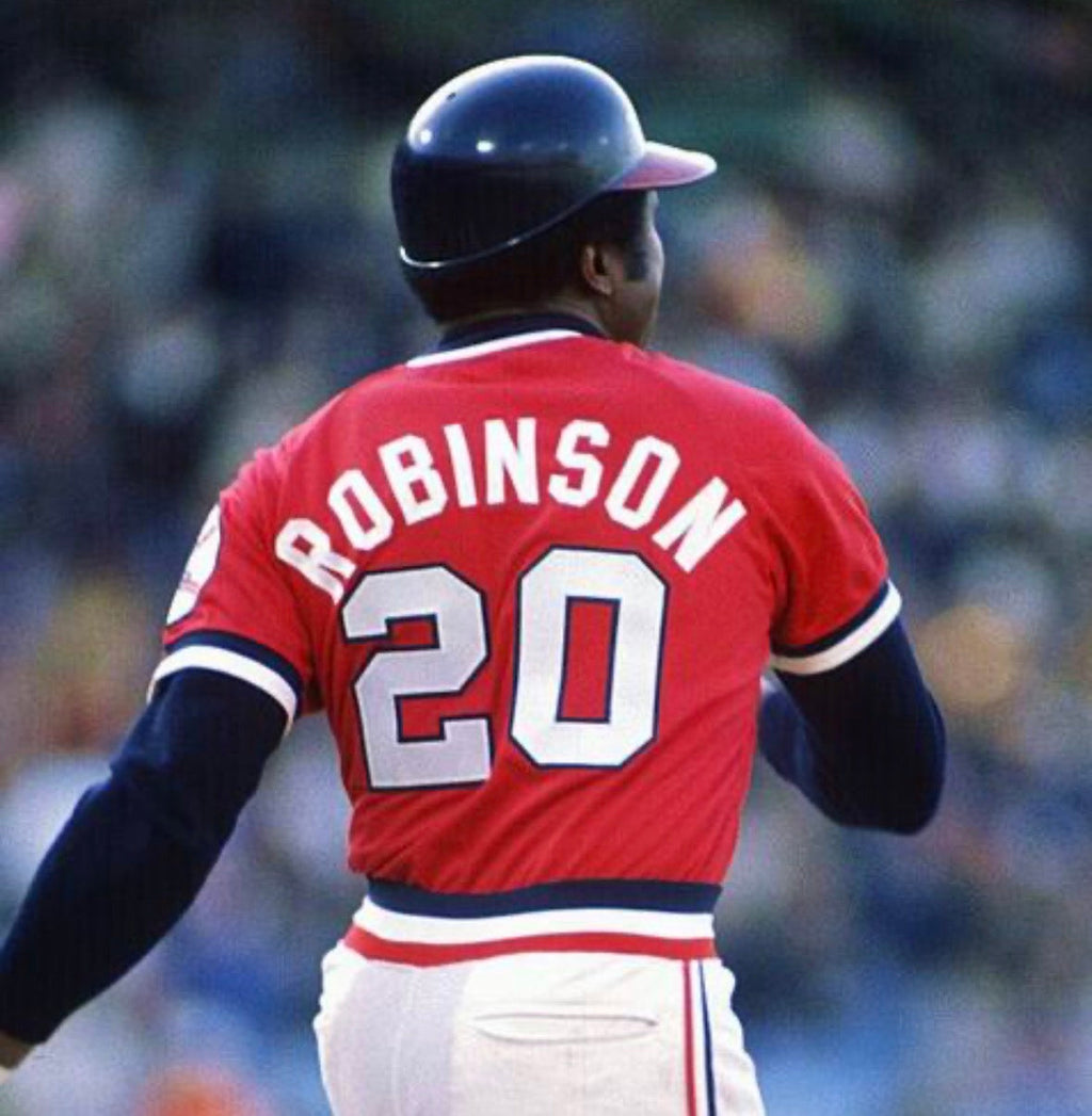 Frank Robinson Cleveland Indians Official MLB Majestic product image 4