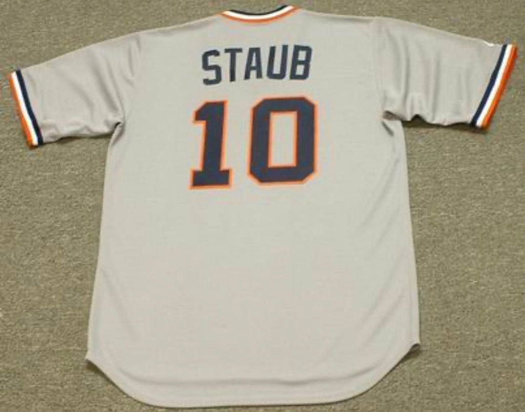 Rusty Staub Detroit Tigers Official MLB Majestic Jersey gray product image 1