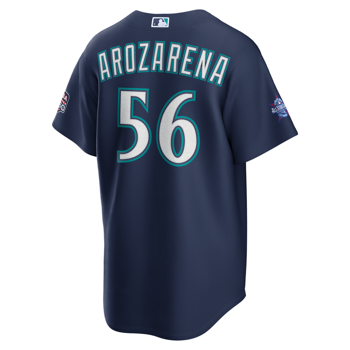 2026 All-Star Game Seattle Mariners Randy Arozarena Navy Replica Jersey product image 4, provided for visual reference and