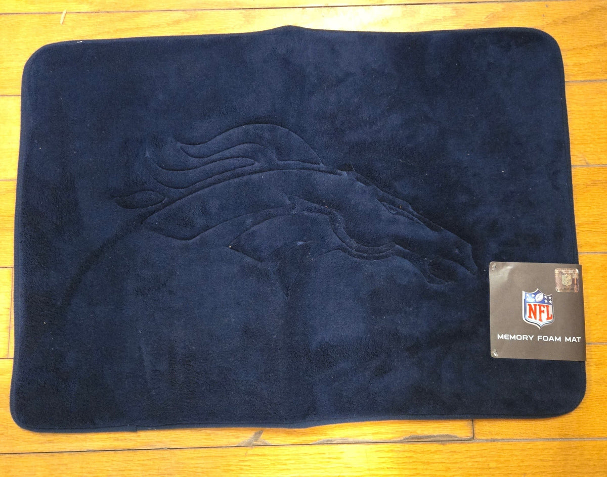 Denver Broncos Memory foam floor mat carpet product image 1