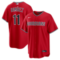 Cleveland Guardians José Ramírez Red Alternate Replica Jersey product image 1, provided for visual reference and product