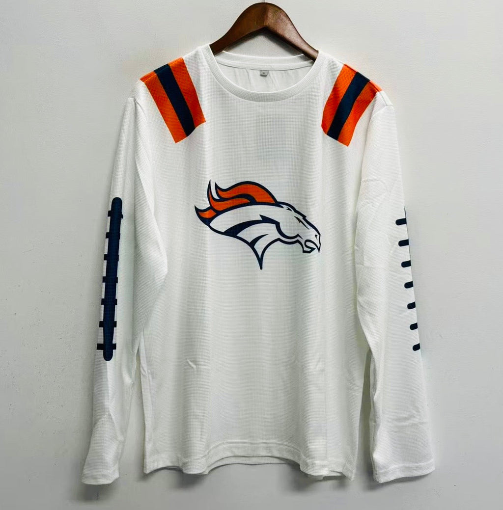 Denver Broncos official NFL long sleeve thermal shirt product image 2