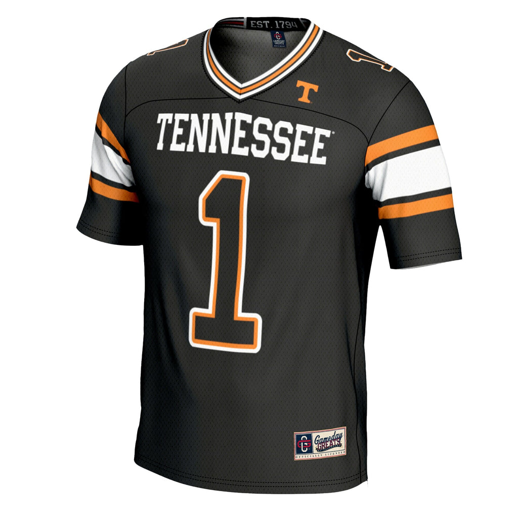 #1 Tennessee Volunteers Football Jersey - Black product image 3, provided for visual reference and product detail review