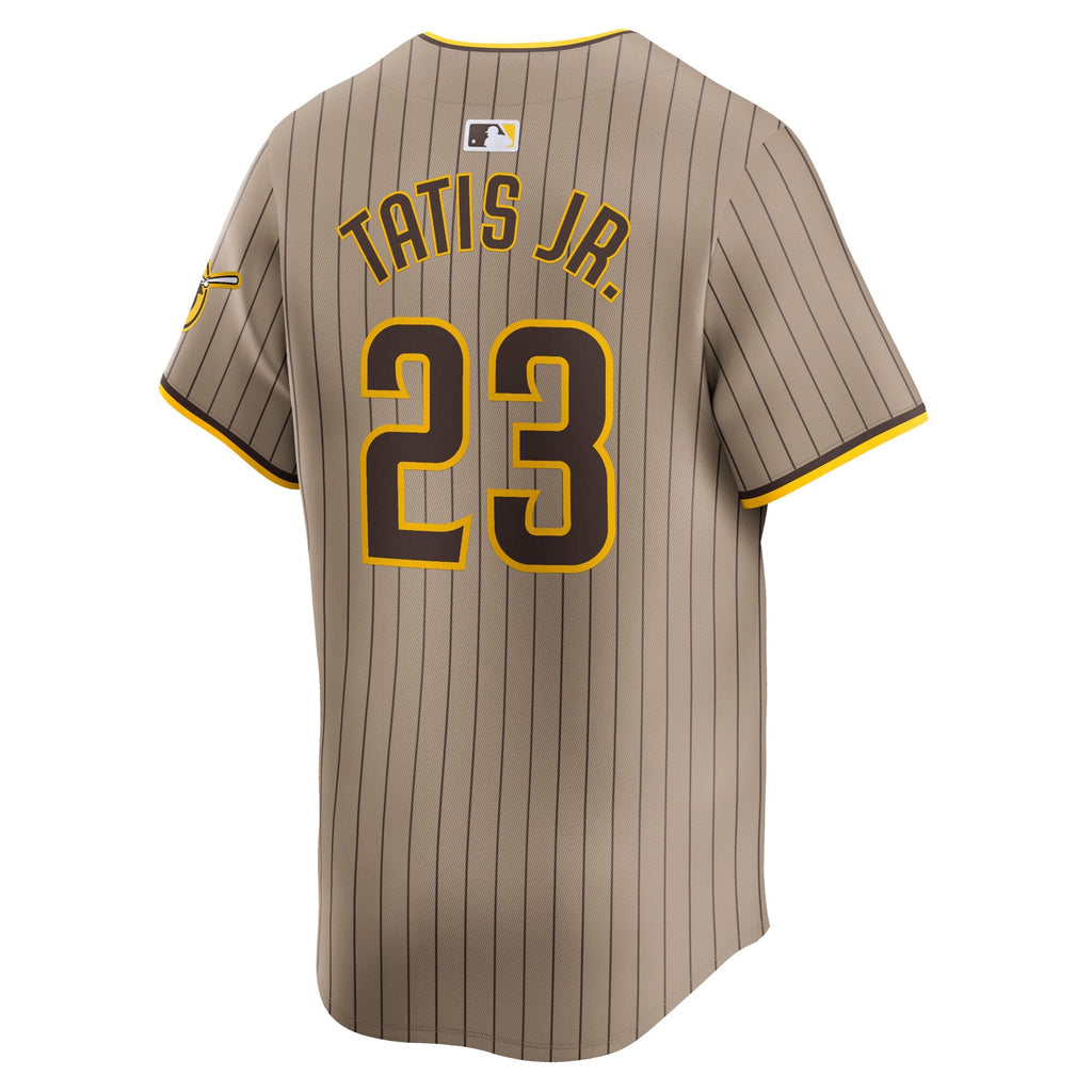 San Diego Padres Fernando Tatis Jr. Tan Alternate Limited Player Jersey product image 4, provided for visual reference and