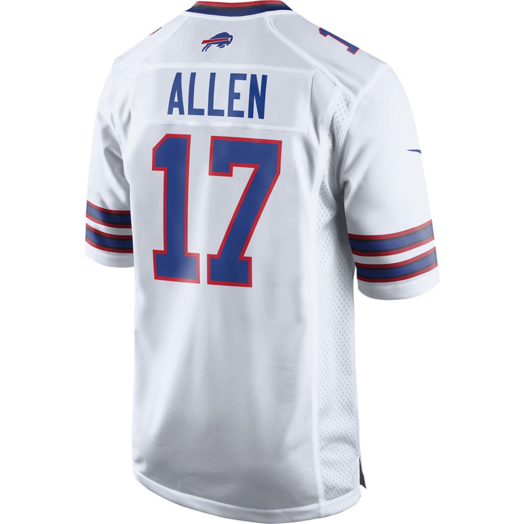 Buffalo Bills Josh Allen White Game Player Jersey product image 4, provided for visual reference and product detail review