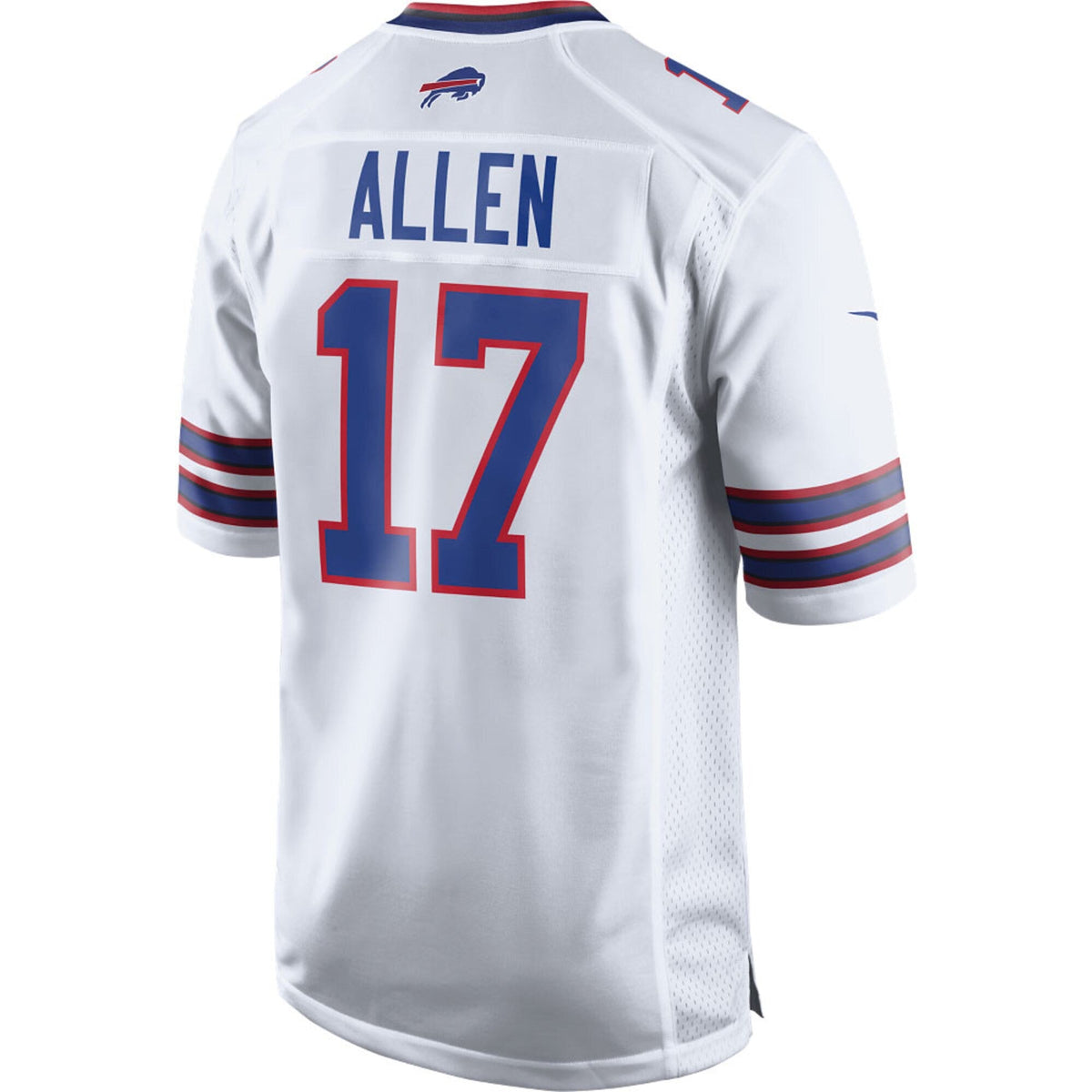 Buffalo Bills Josh Allen White Game Player Jersey product image 4, provided for visual reference and product detail review