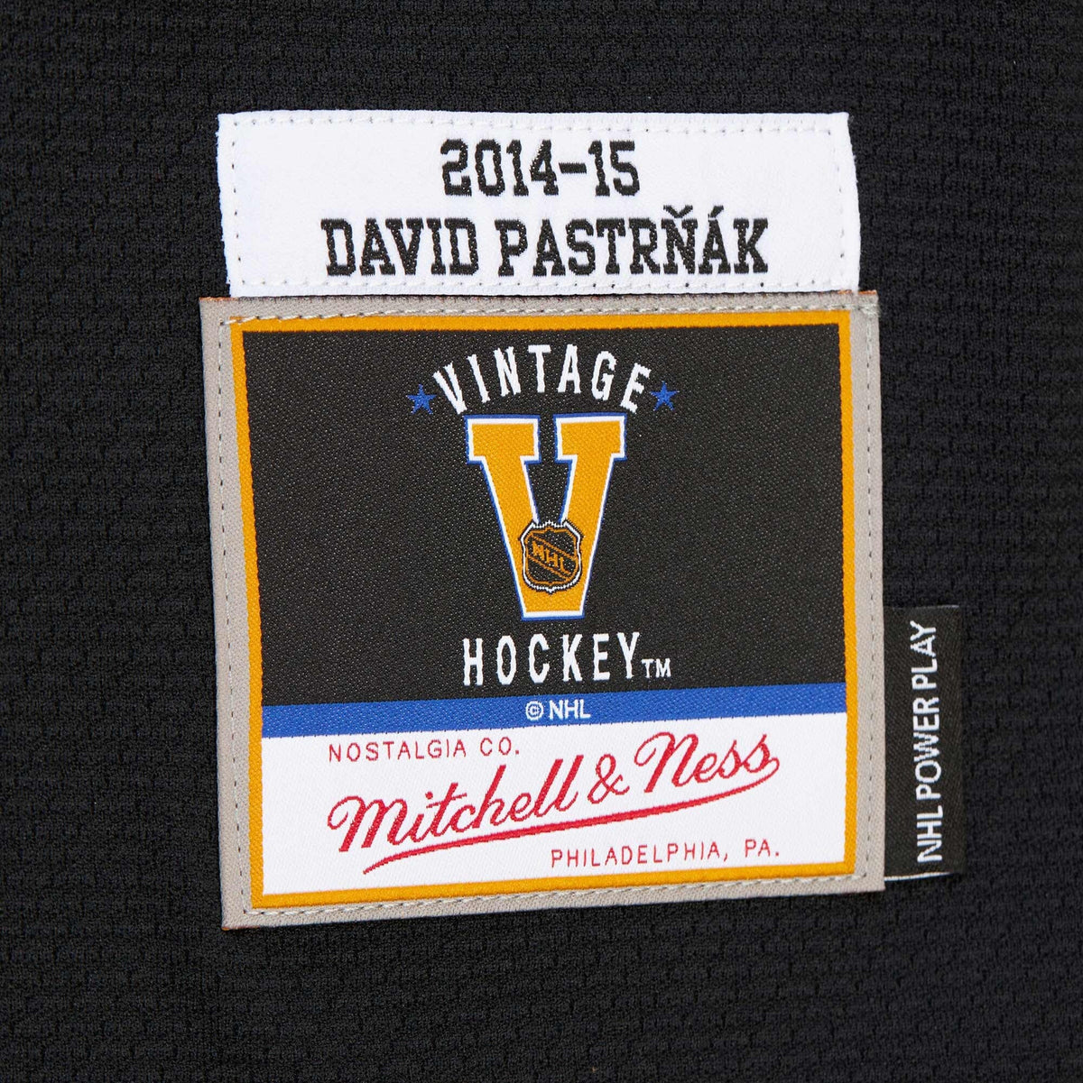 Boston Bruins David Pastrnak Black 2014-15 Power Play Jersey product image 8, provided for visual reference and product
