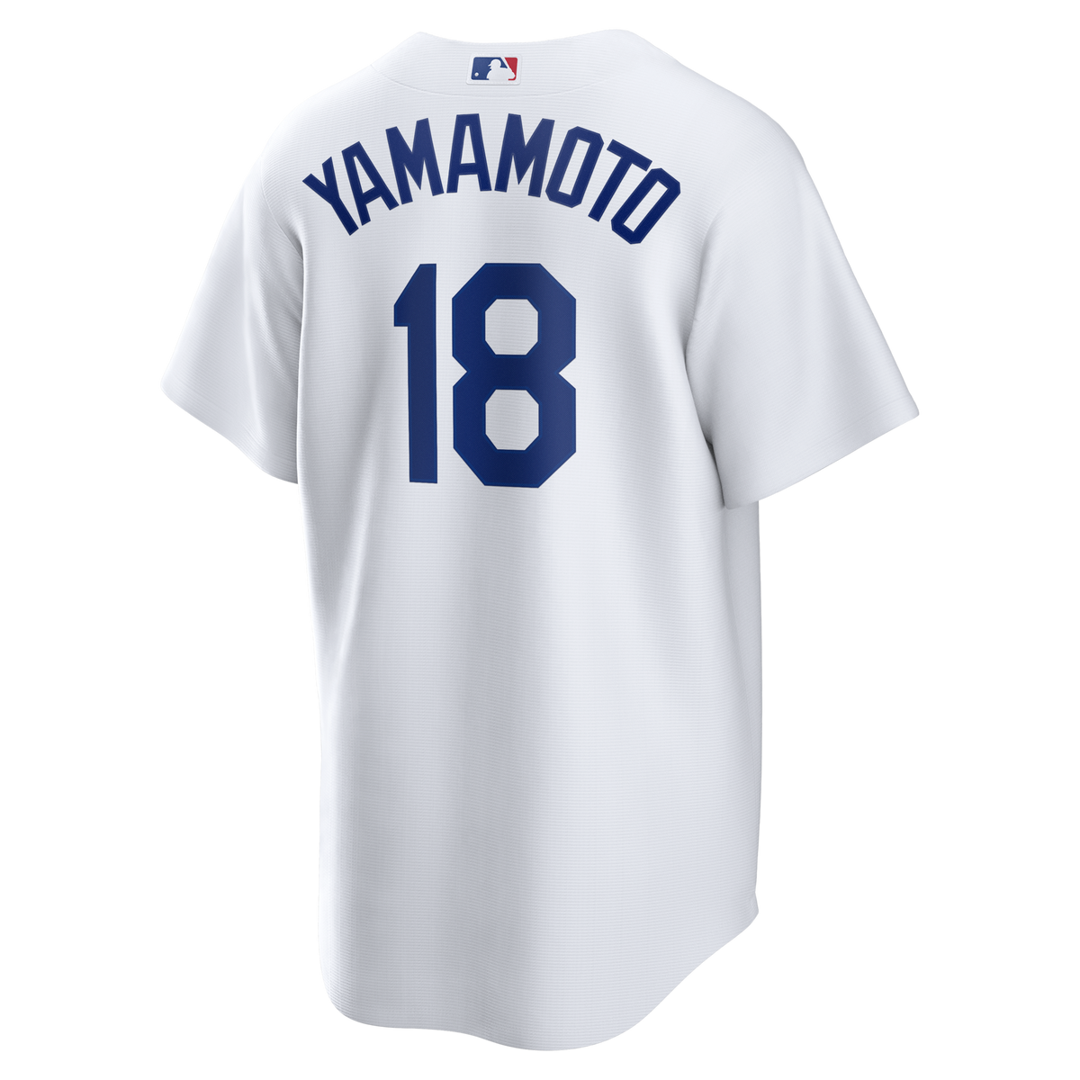 Los Angeles Dodgers Yoshinobu Yamamoto White Home Replica Jersey product image 3, provided for visual reference and product