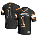 #1 Tennessee Volunteers Football Jersey - Black product image 1, provided for visual reference and product detail review