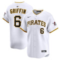 Pittsburgh Pirates Konnor Griffin White Home Limited Jersey product image 1, provided for visual reference and product