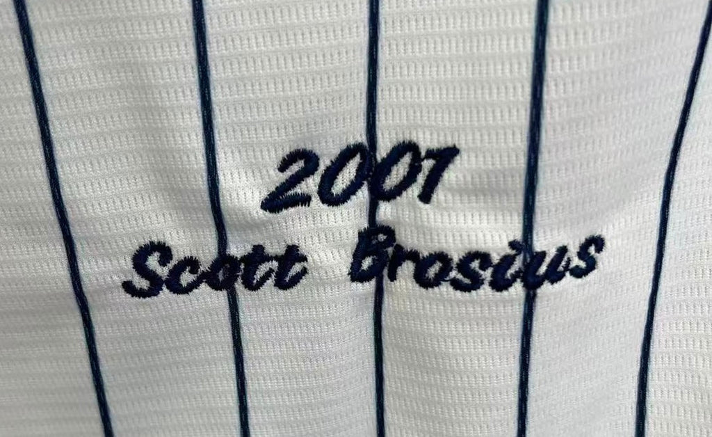 Scott Brosius 2001 New York Yankees Official MLB Mitchell & product image 3