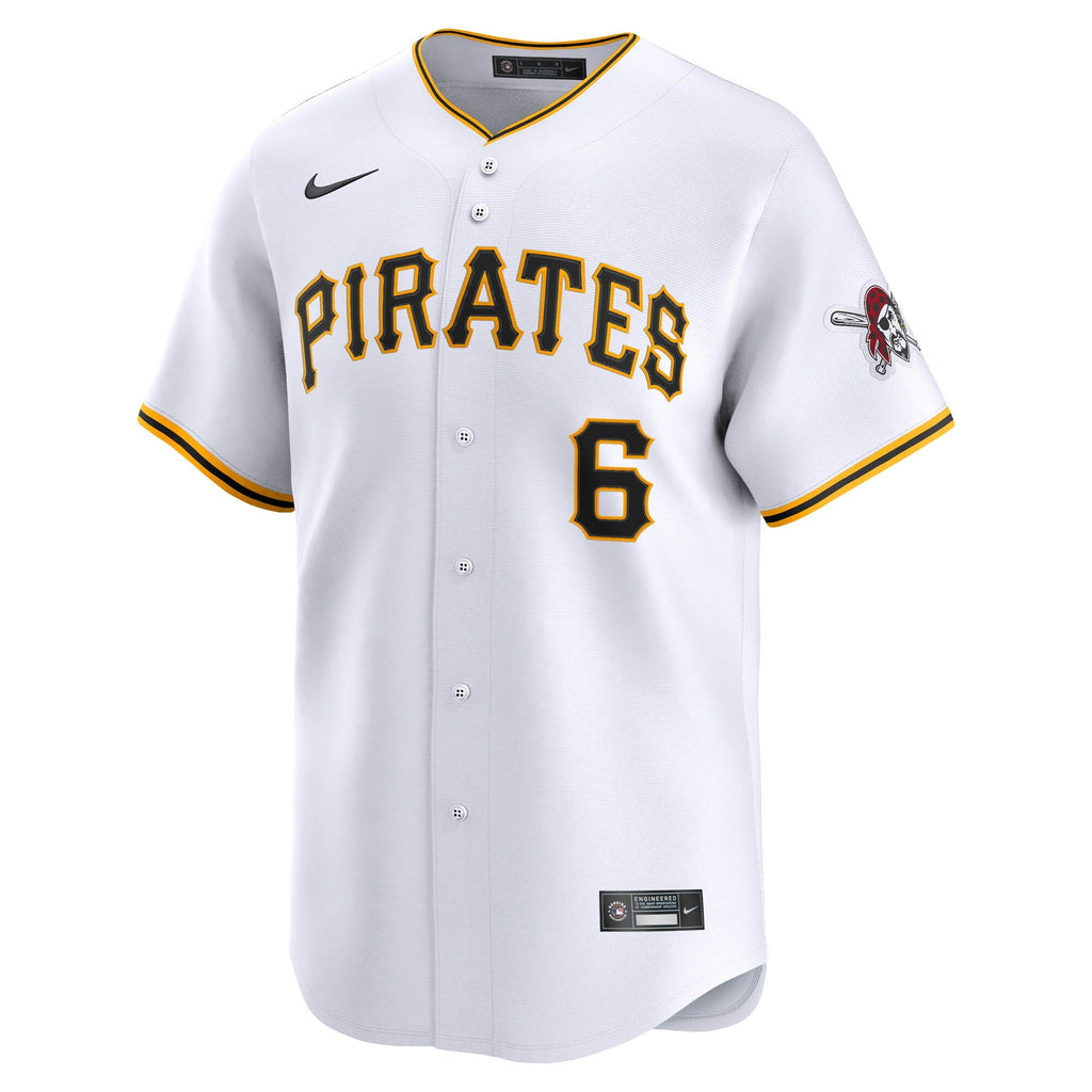 Pittsburgh Pirates Konnor Griffin White Home Limited Jersey product image 3, provided for visual reference and product