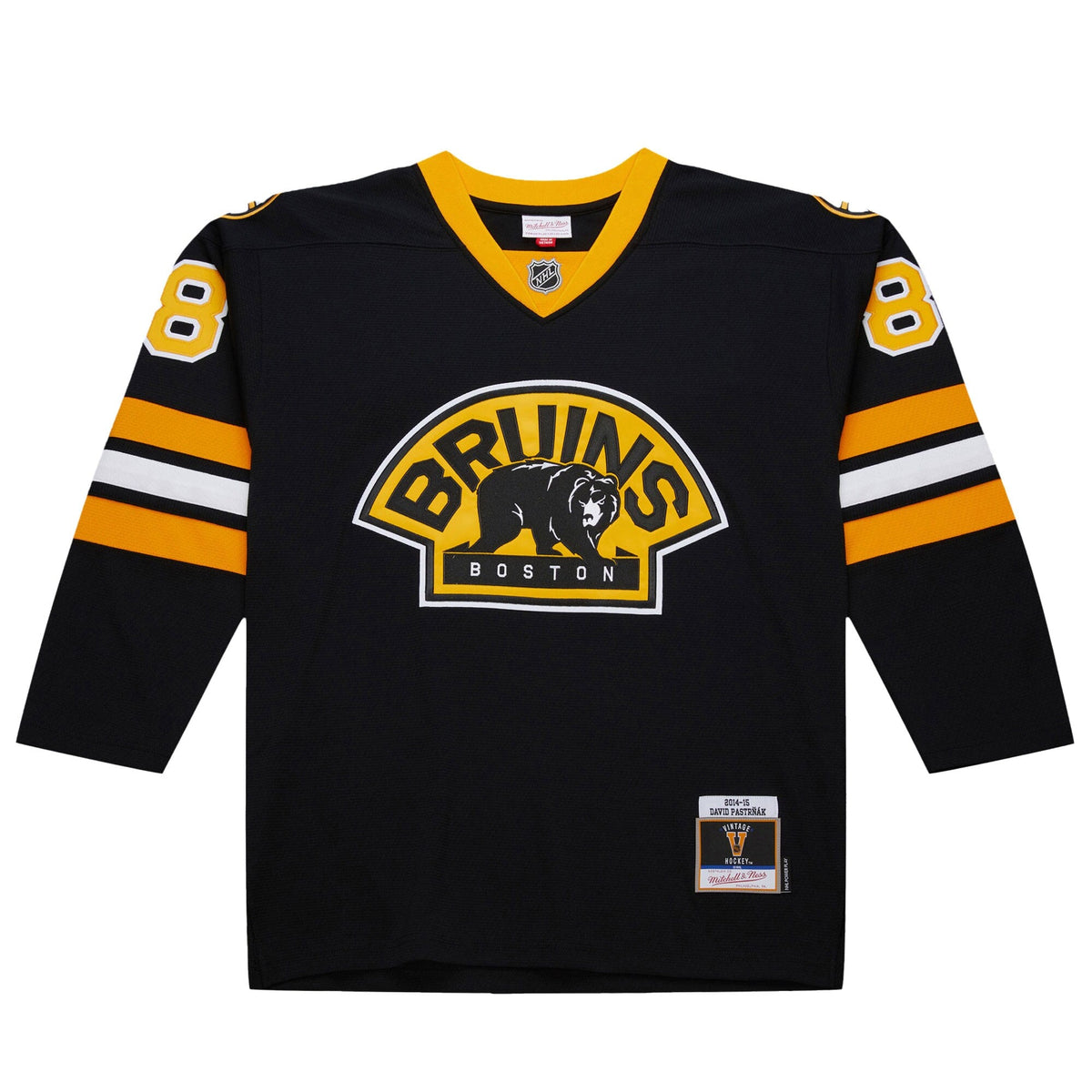 Boston Bruins David Pastrnak Black 2014-15 Power Play Jersey product image 3, provided for visual reference and product