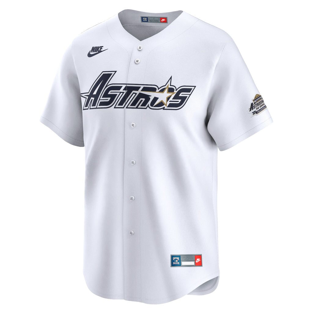 Houston Astros Jeff Bagwell White Throwback Cooperstown Collection Limited Jersey product image 3, provided for visual