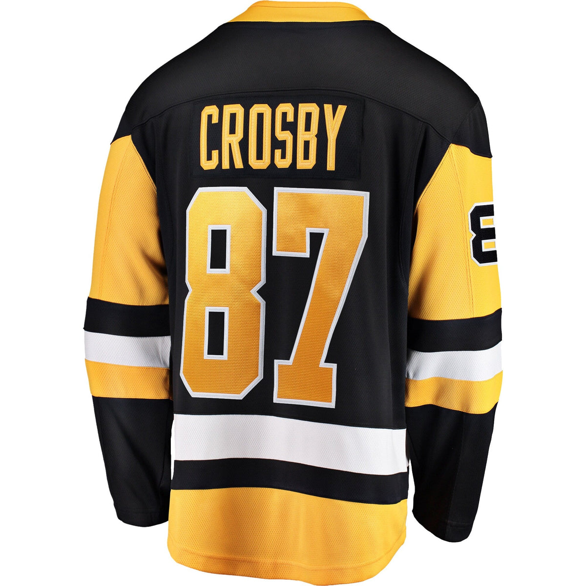 Pittsburgh Penguins Sidney Crosby Black Captain Patch Home Breakaway Jersey product image 4, provided for visual reference