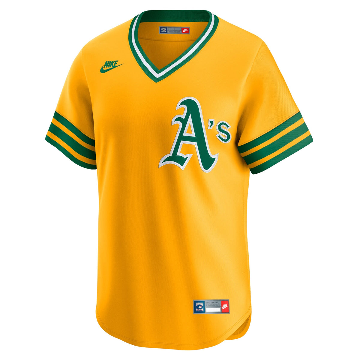 Athletics Gold Cooperstown Collection Limited Jersey product image 3, provided for visual reference and product detail review