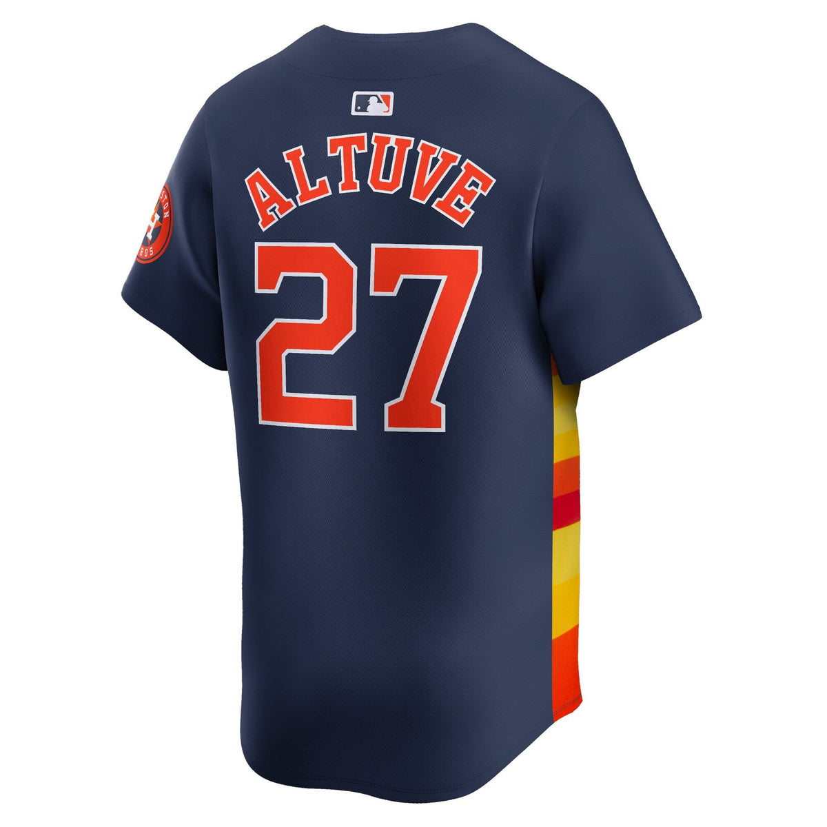 Houston Astros Jose Altuve Navy Alternate Limited Player Jersey product image 4, provided for visual reference and product